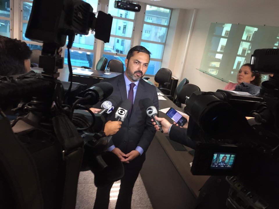 Tyago Hoffmann explicou decretos assinados por Casagrande - Foto: Ana Luiza Freitas/SEG