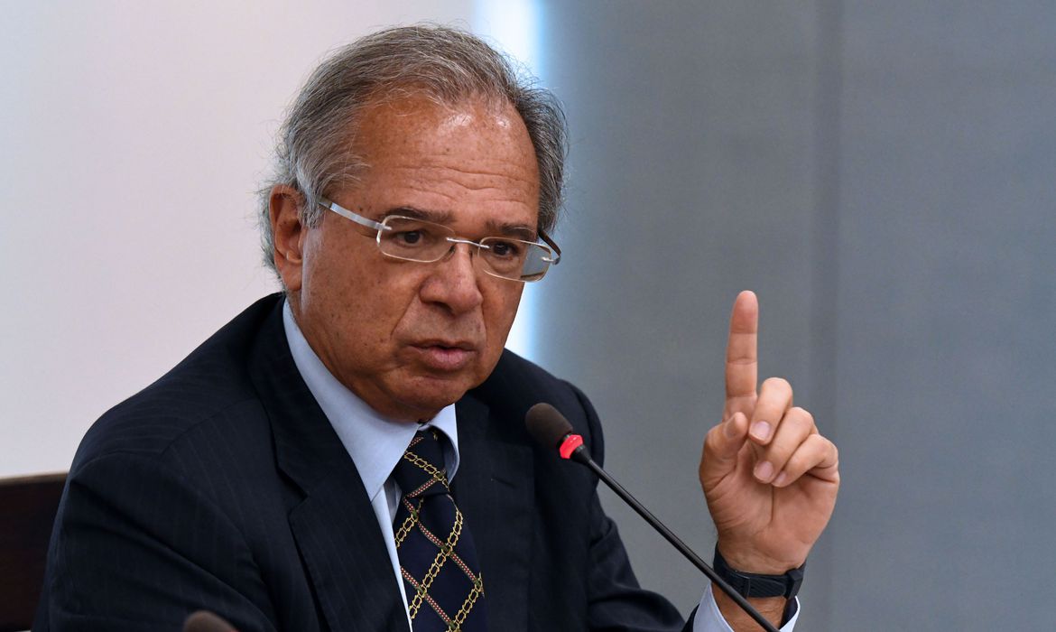 Guedes diz que o país pode encerrar o ano com perda zero de emprego – Crédito: Edu Andrade/Ascom/ME