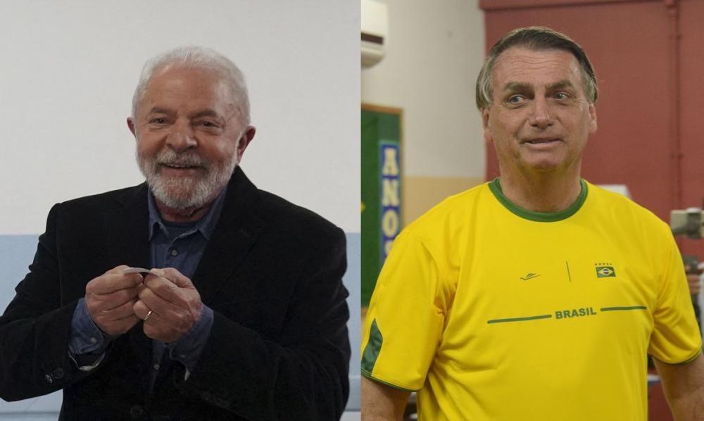  Luiz Inácio Lula da Silva (PT) e Jair Bolsonaro (PL), vão disputar o segundo turno para presidente (Crédito: Agência Brasil) 