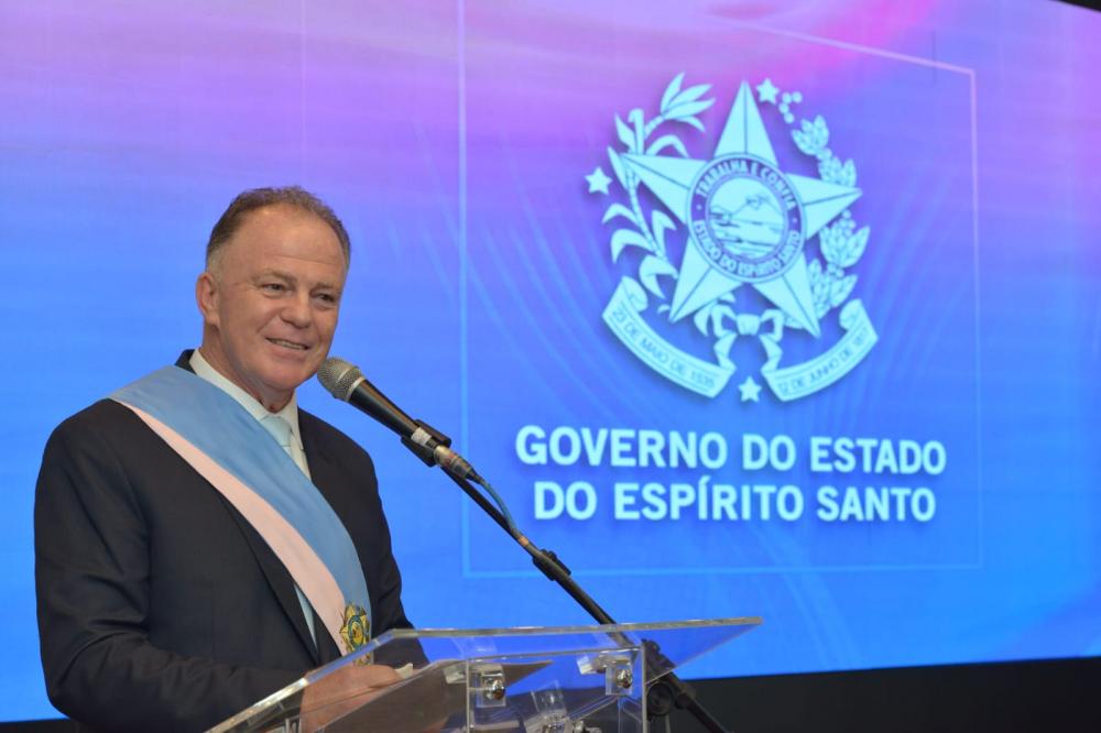  Renato Casagrande toma como governador reeleito do Espírito Santo (Crédito: Hélio Filho/Secom)