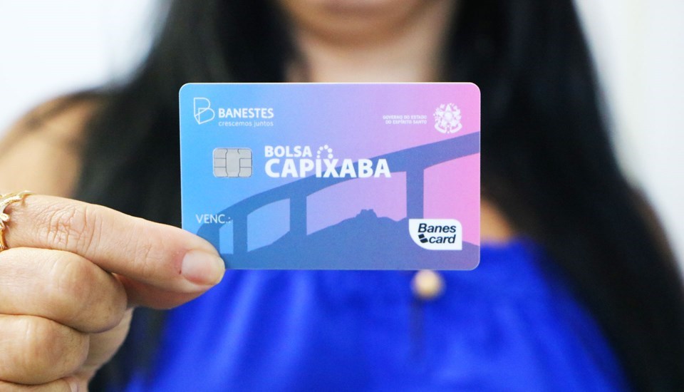 Cartão do programa Bolsa Capixaba (Foto: Divulgação/Setades)