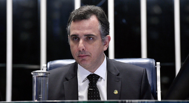 O presidente do Senado, Rodrigo Pacheco (Crédito: Jefferson Rudy/Agência Senado)