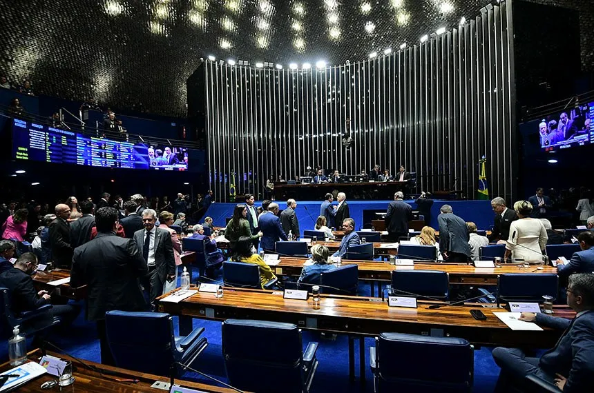 Plenário do Senado Federal (Crédito: Pedro França/Agência Senado) 