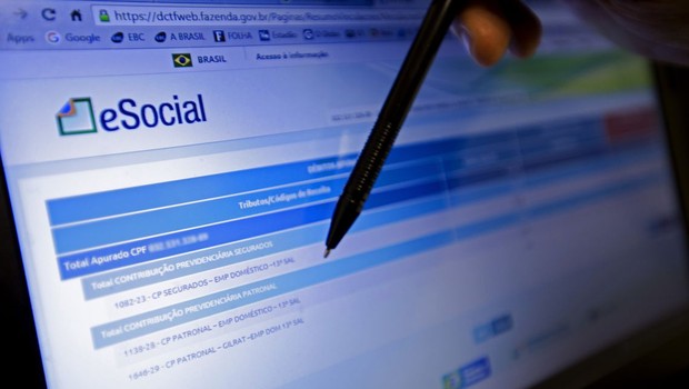 Parte das empresas privadas já enviou informações pelo eSocial - Crédito: Marcelo Camargo/Agência Brasil