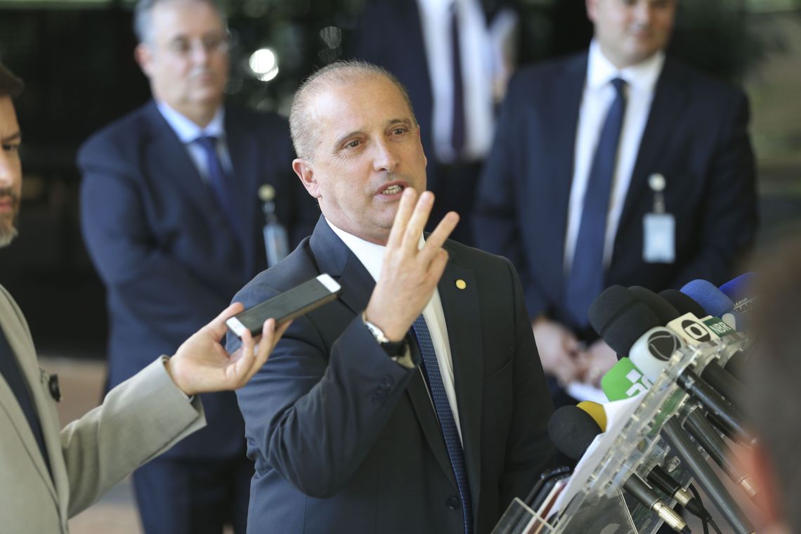 Ministro extraordinário Onyx Lorenzoni (Foto: Valter Campanato/Agência Brasil)
