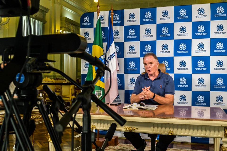 Medidas foram anunciadas na manhã deste sábado (28) pelo governador Renato Casagrande - Crédito: Hélio Filho/Secom 
