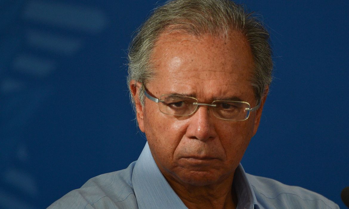 Paulo Guedes defendeu acordo com o Senado para enviar R$ 130 bilhões aos estados e municípios – Crédito: Marcello Casal Jr/Agência Brasil 