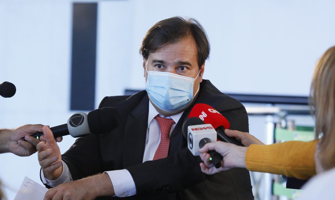 O presidente da Câmara dos Deputados, Rodrigo Maia – Crédito: Najara Araújo/Câmara dos Deputados 